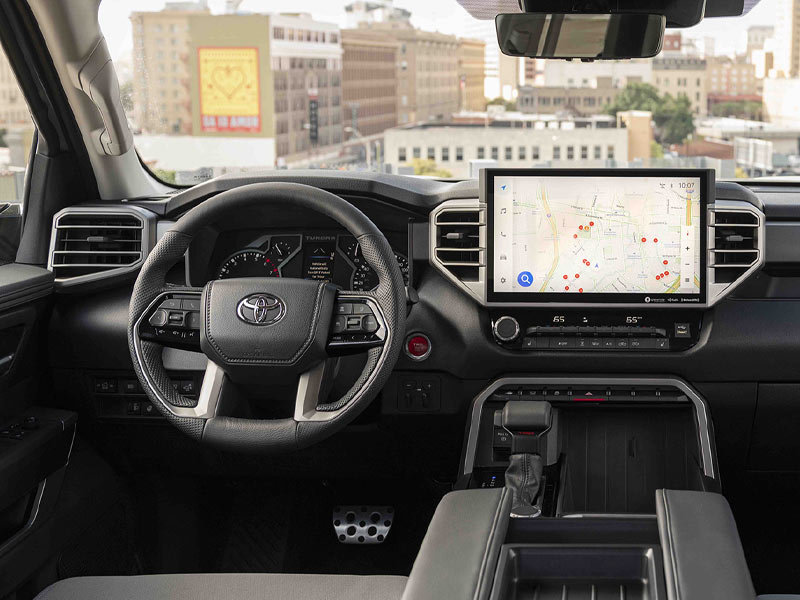 New 2026 Toyota Tundra Full-Size Pickup Truck Interior Comfort Features and Technology